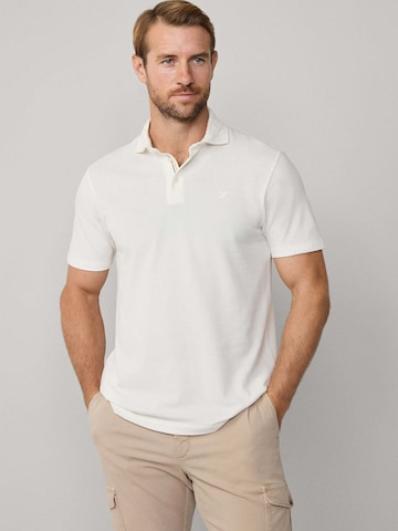 Hackett London Poloshirt in Weiß: Vorderseite