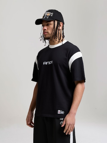AND1 T-Shirt 'Dancefloor' in Schwarz