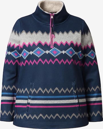 LAURASØN Sweatshirt in Blue: front