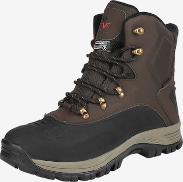 NORTIV 8 Snow Boots in Brown: front