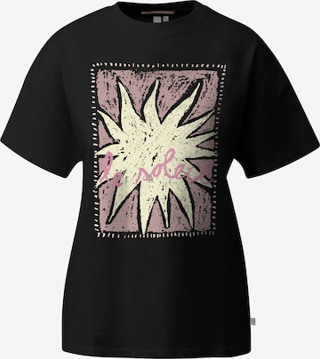 QS - Camisa em preto: frente