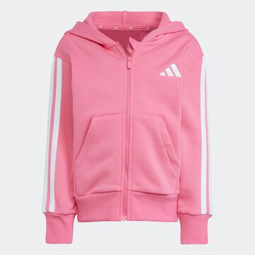 ADIDAS SPORTSWEAR Sportsweatjacke 'Essentials' in Pink: Vorderseite