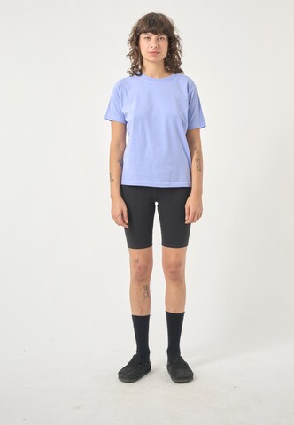 Cleptomanicx T-Shirt 'Basic Tee Ligull' in Lila