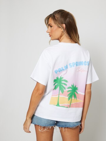 T-shirt South Beach en blanc