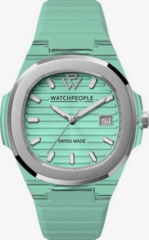 Montre à affichage analogique Watchpeople en bleu : devant