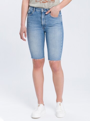 Cross Jeans Regular Hose in Blau: predná strana