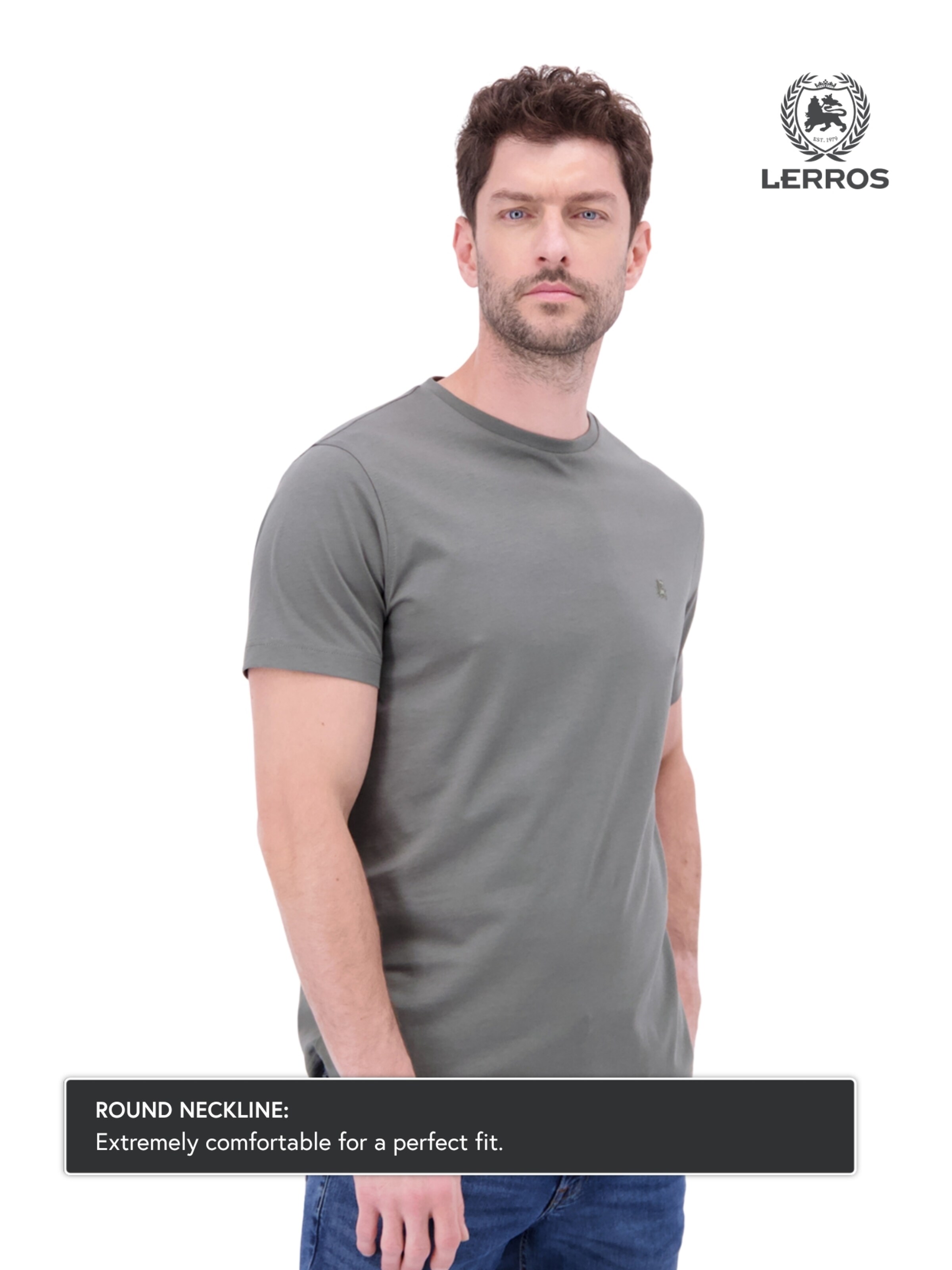 LERROS Shirt in Grey
