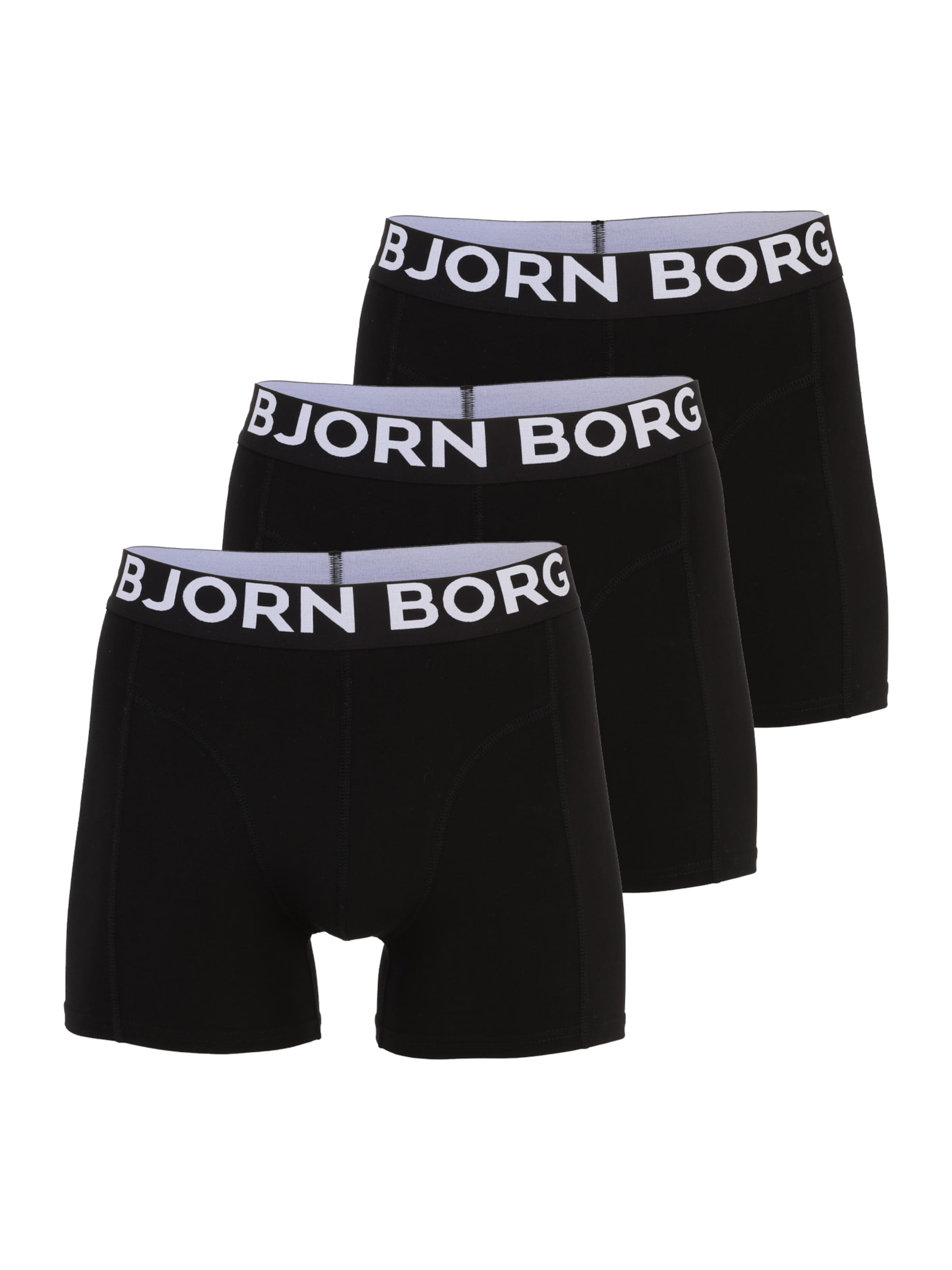 BJÖRN BORG Boxer shorts in Black: front