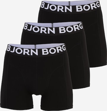 BJÖRN BORG Boxer shorts in Black: front