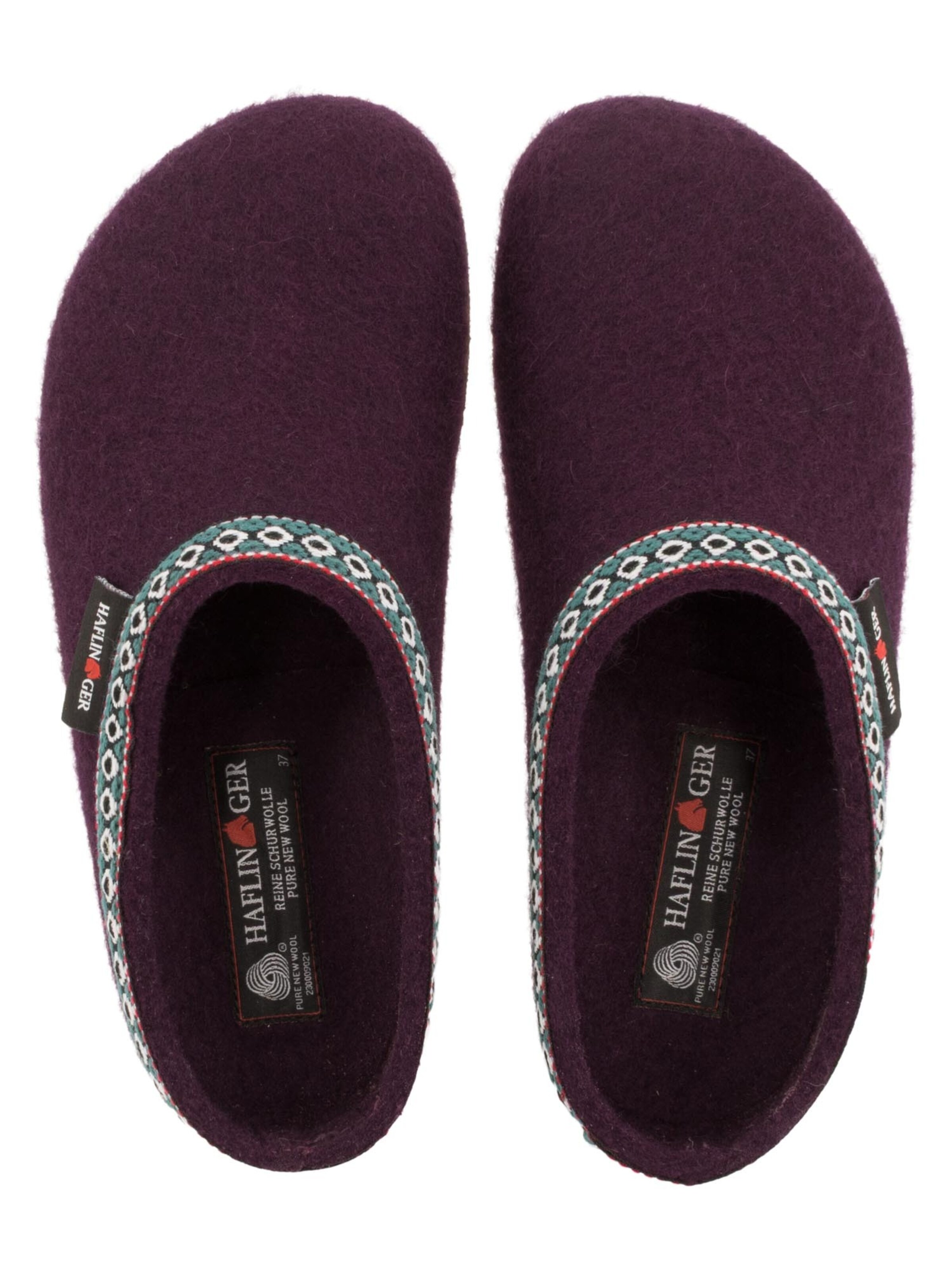 HAFLINGER Clogs 'Franzl' in Purple