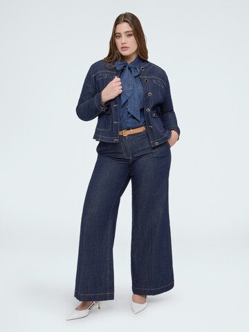 Veste mi-saison Fiorella Rubino en bleu
