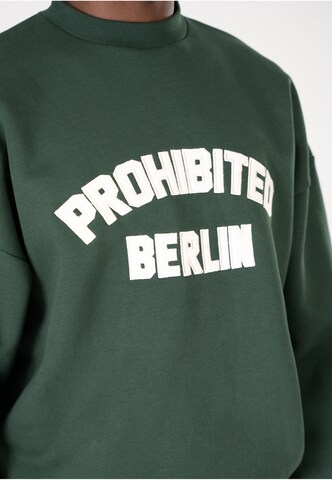 Prohibited - Sudadera 'Berlin' en verde