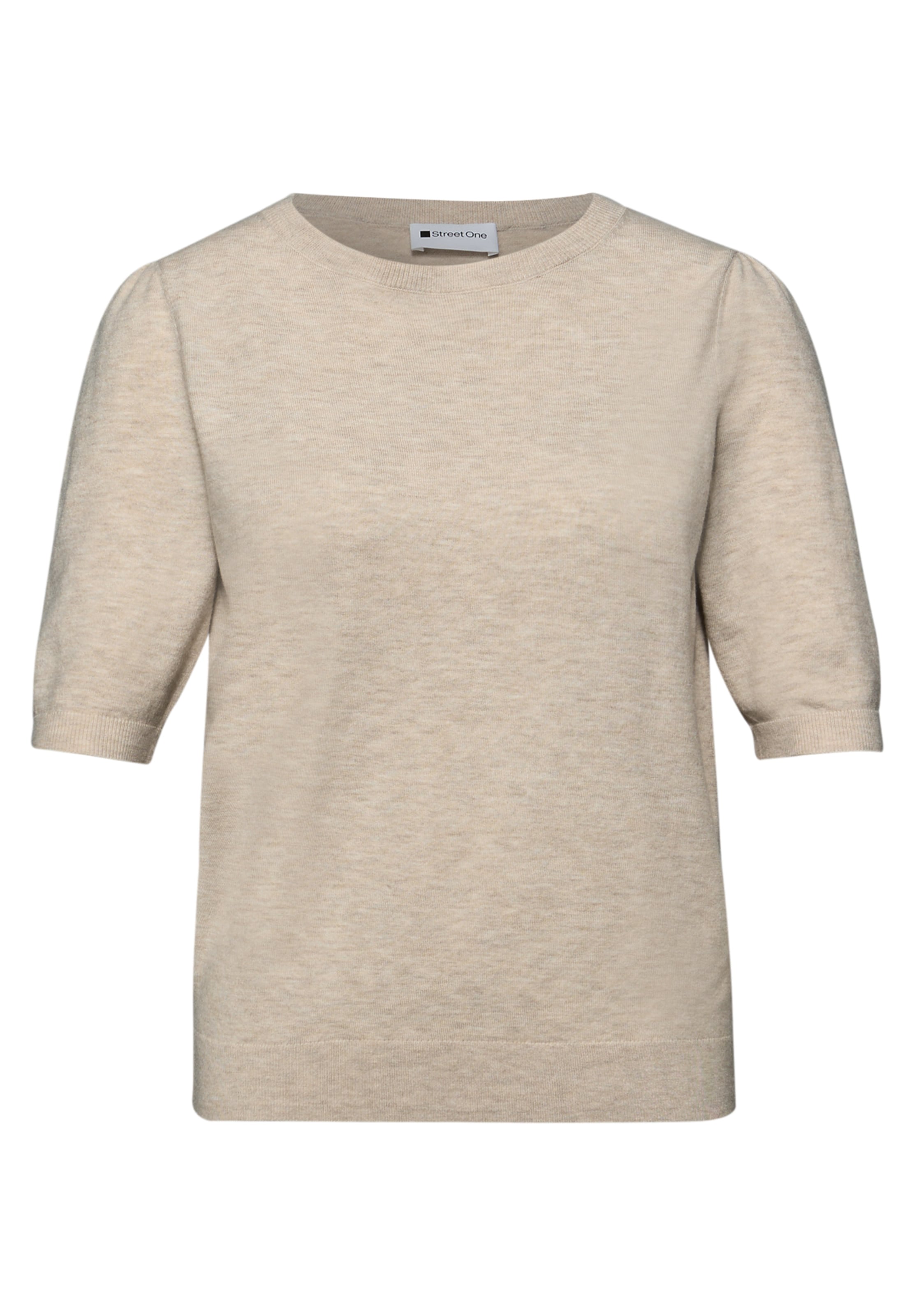 STREET ONE Sweater in Beige: front