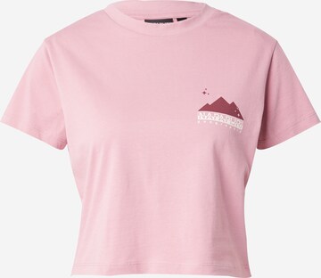 NAPAPIJRI Tričko – pink: přední strana