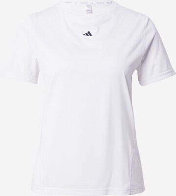 ADIDAS PERFORMANCE Λειτουργικό μπλουζάκι 'D4T' σε λευκό: μπροστά