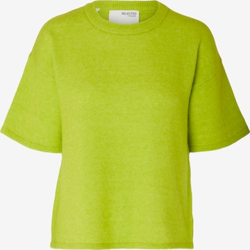 SELECTED FEMME Sweater 'MALINE-LILIANA' in Green: front