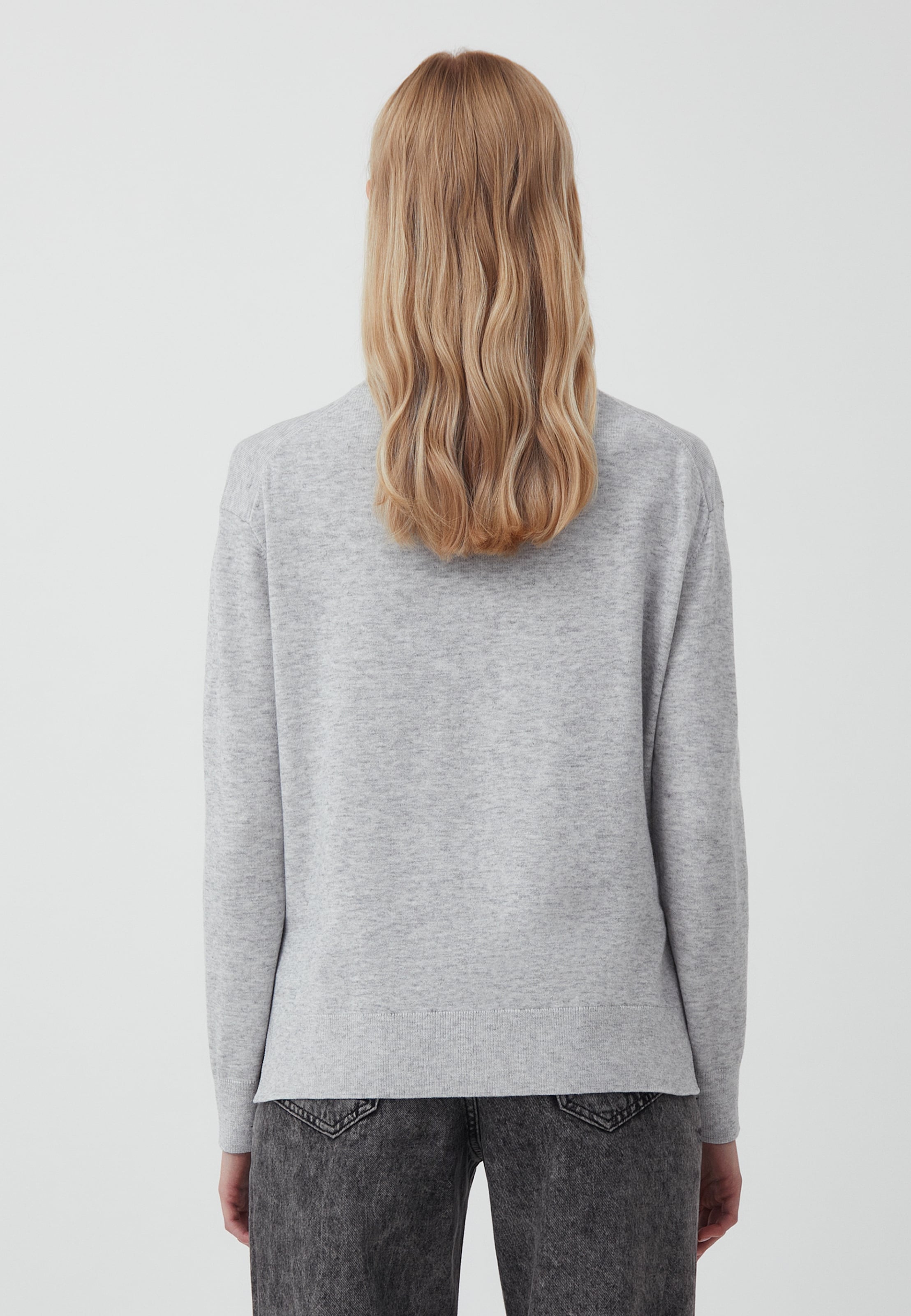 Frauen Große Größen Finn Flare Pullover in Hellgrau - VA00309 Frauen Große Größen Finn Flare Pullover in Hellgrau - VA00309