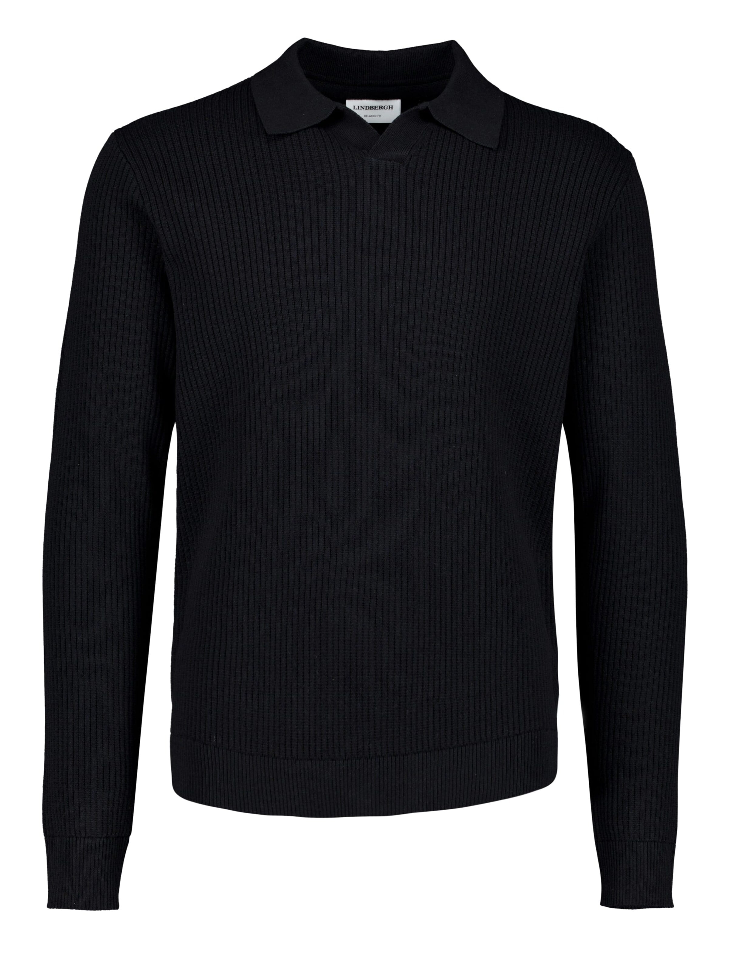 Pull-over Lindbergh en noir : devant