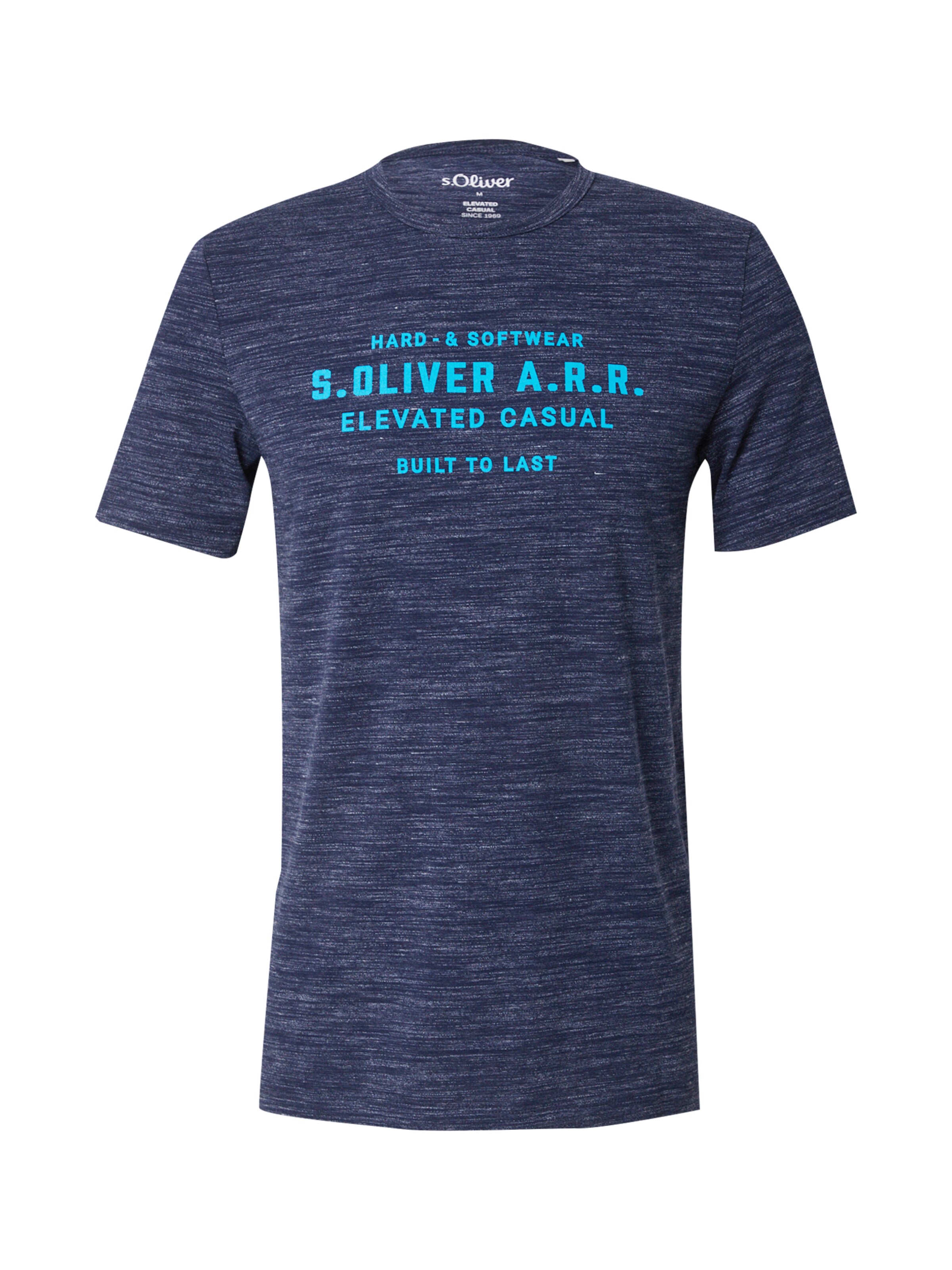 s.Oliver Shirt in Blauw: voorkant