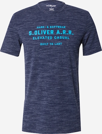 T-Shirt s.Oliver en bleu : devant