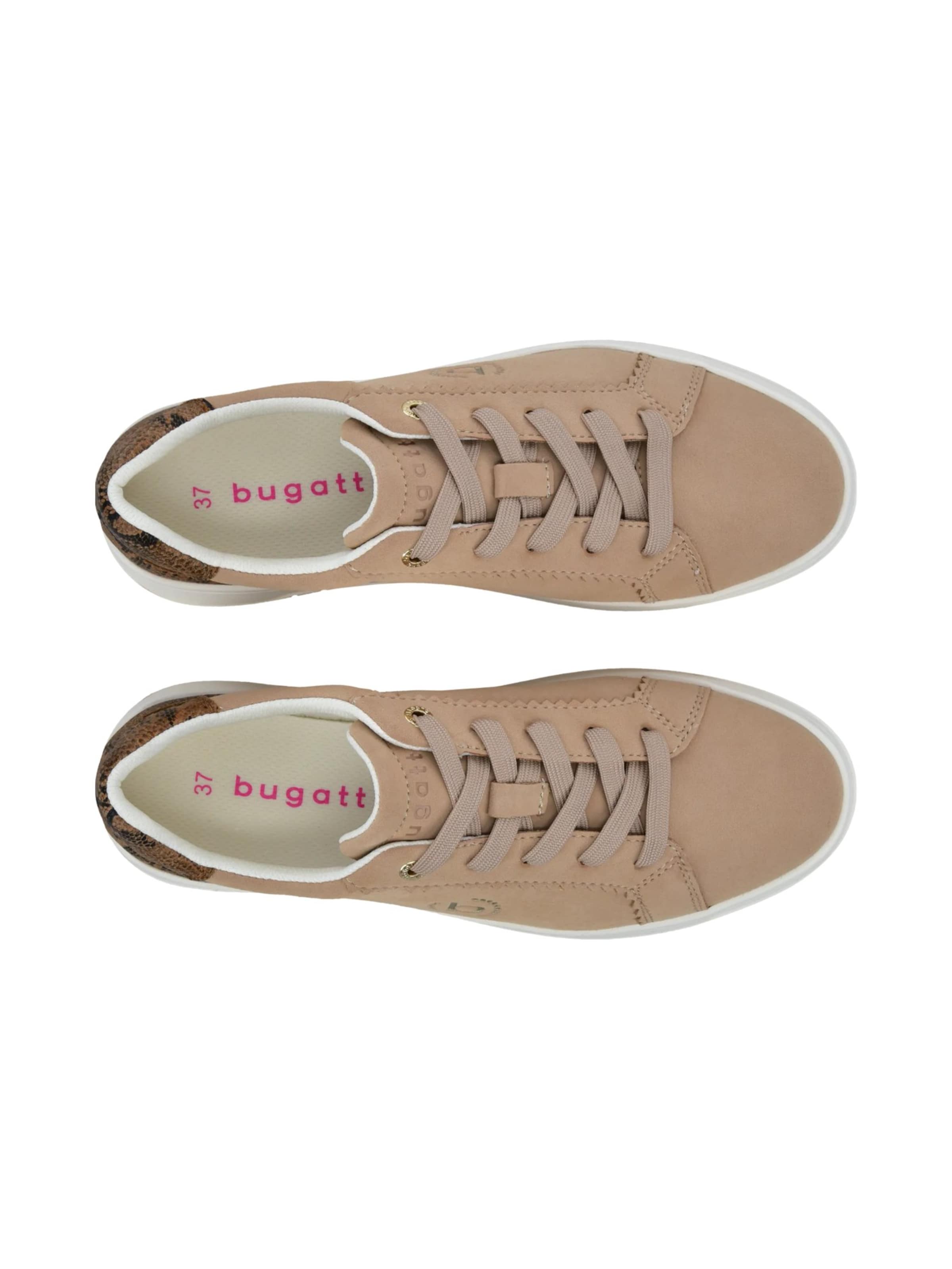 bugatti Låg sneaker i beige