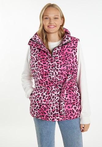 MYMO Vest in Pink: front