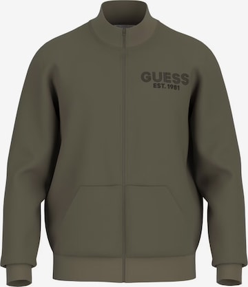 Giacca di felpa di GUESS in verde: frontale
