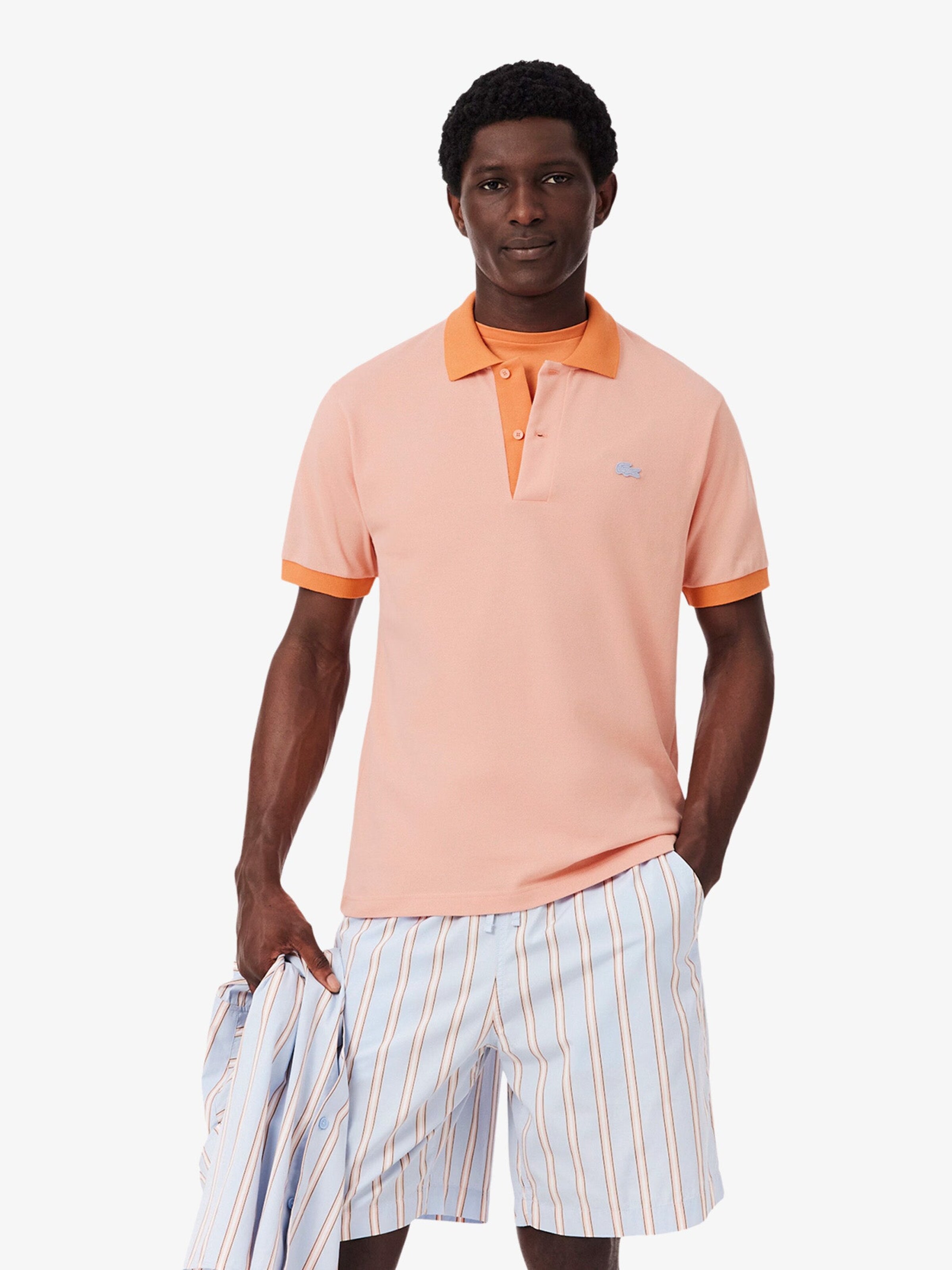 LACOSTE Shirt in Pink: front
