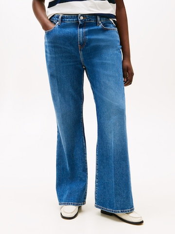 Tommy Hilfiger Curve Bootcut Jeans i blå: framsida