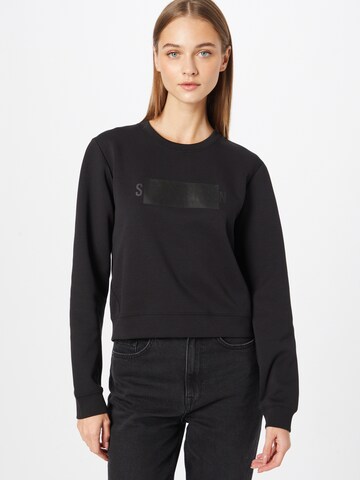 STEVE MADDEN Sweatshirt 'LUCCA' in Schwarz: Vorderseite
