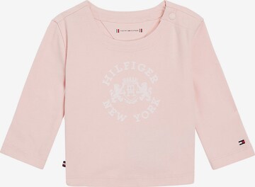 T-Shirt TOMMY HILFIGER en rose : devant