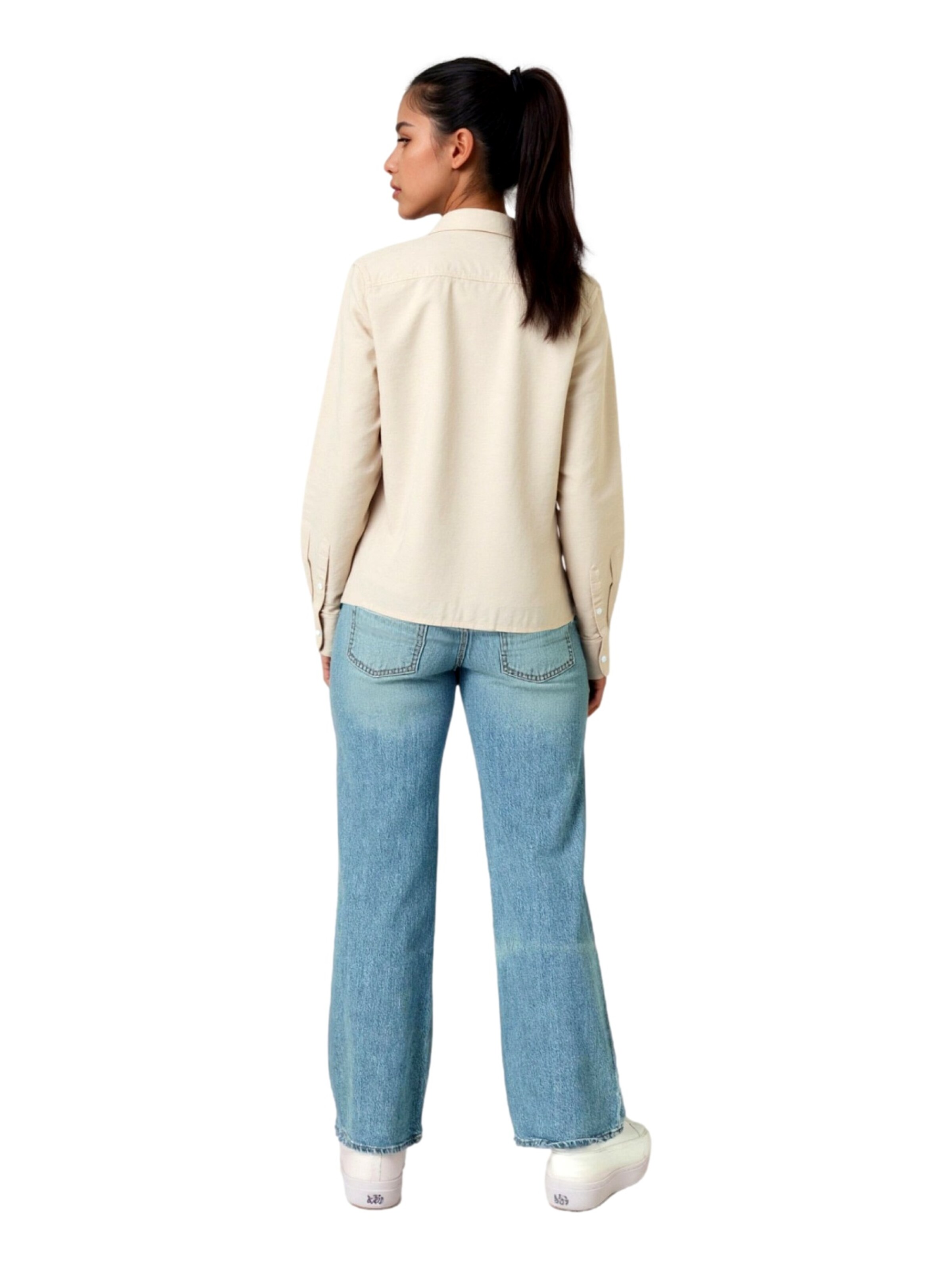 U.S. POLO ASSN. Bluse in Beige