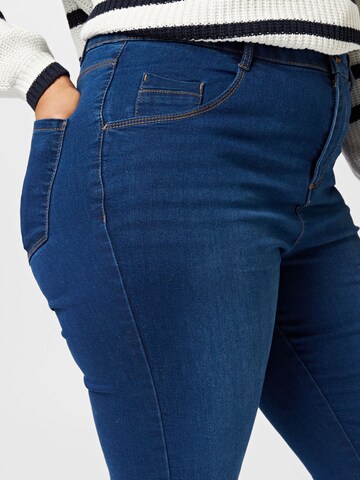 Skinny Jean 'Ellis' Dorothy Perkins Curve en bleu