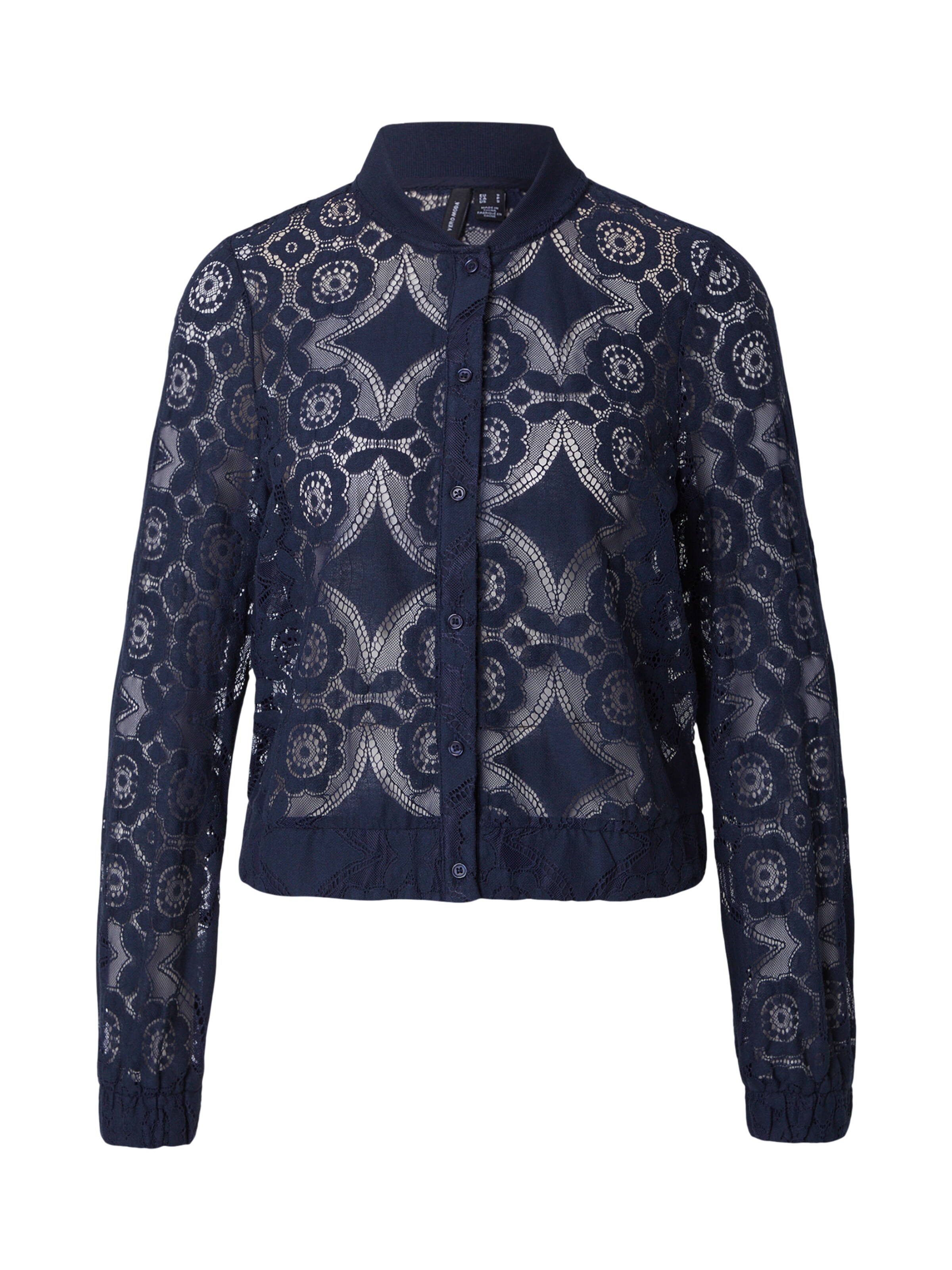 VERO MODA Veste mi-saison 'VMLUNU' en bleu marine, Vue avec produit