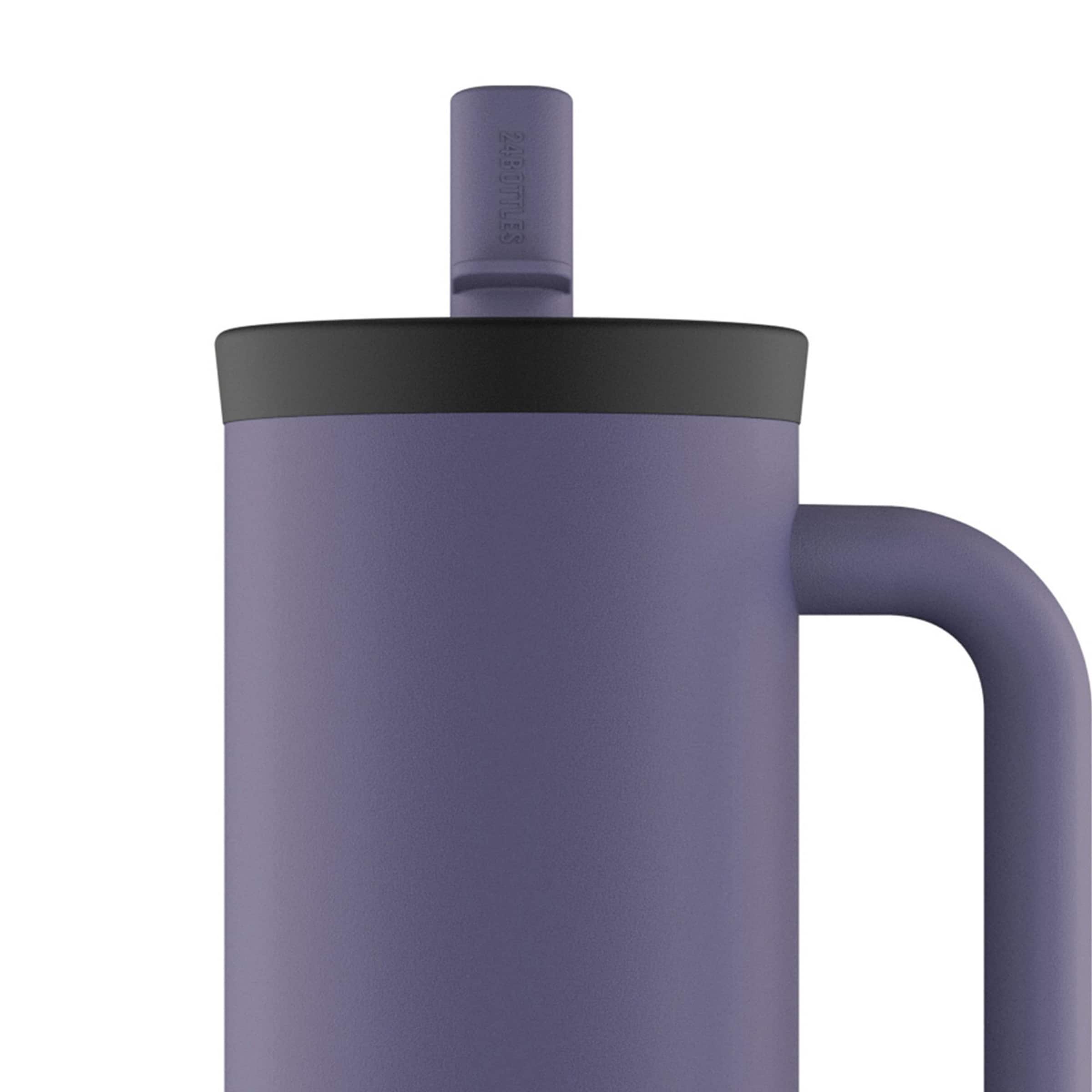 24Bottles Drinkfles 'Straw ' in Lila