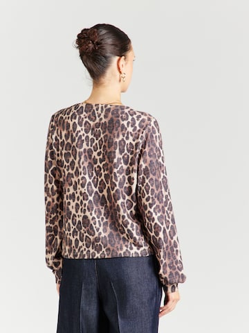 monari Cardigan i brun