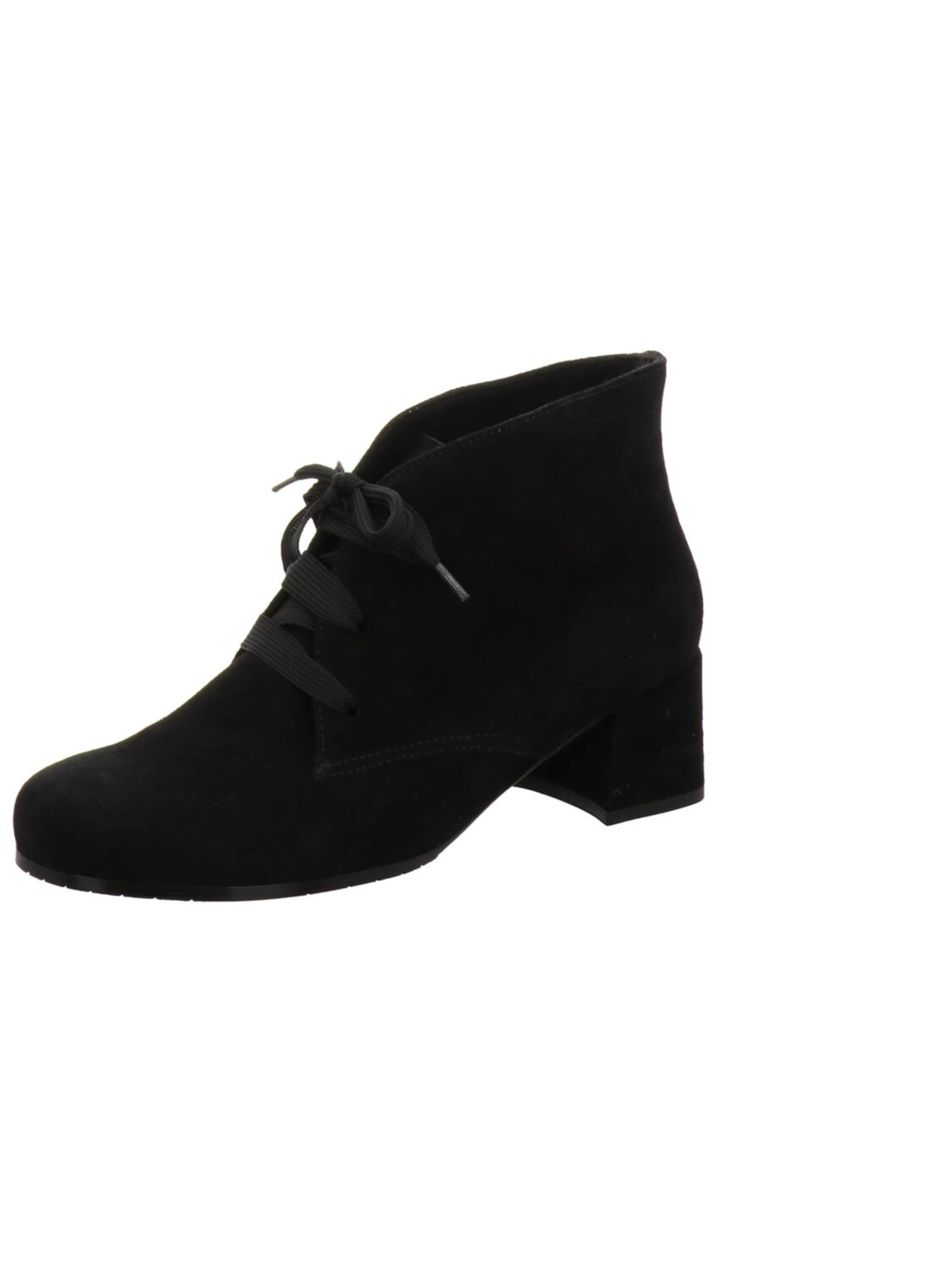 SEMLER Boots 'Stiefelette Damen M4402 Mira H-Weite Echtleder in schwarz' in Black: front