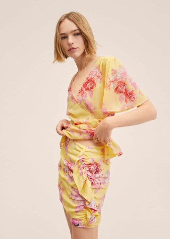 Gonna 'Romance' di MANGO in giallo