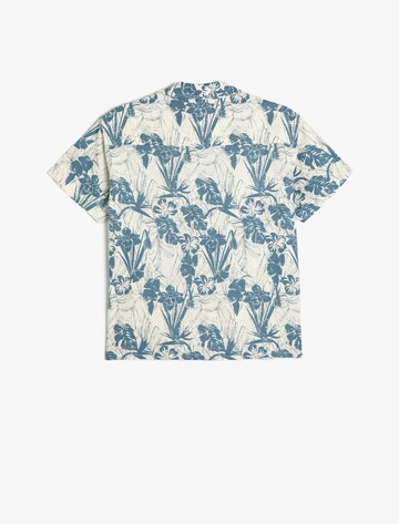 Koton Comfort fit Button up shirt in Beige