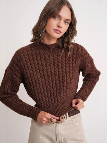 MixRay - Pullover 'Pullover' em castanho