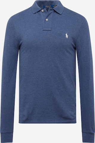 mėlyna Polo Ralph Lauren Priglundantis modelis Marškinėliai: priekis