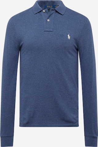 Polo Ralph Lauren Slim fit Shirt in Blauw: voorkant