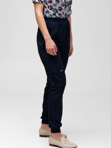 4funkyflavours Tapered Cargo Pants 'Keep On Going' in Blue