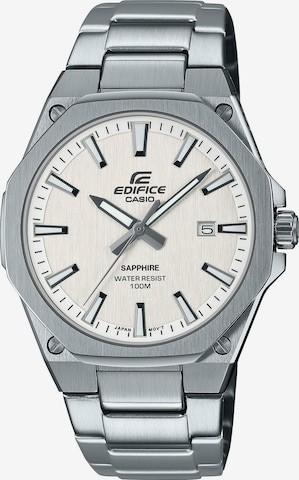 CASIO Analog Watch 'Edifice' in Silver: front