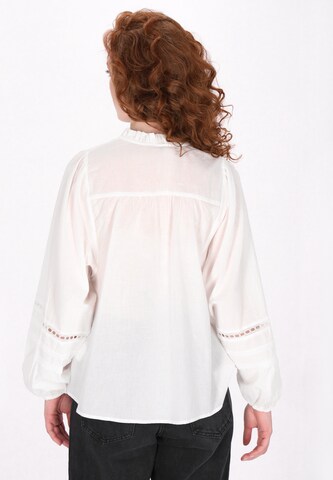 DreiMaster Vintage Bluse in Weiß