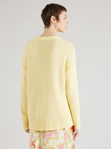 HUGO Sweater 'Sareed' in Yellow