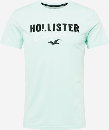 HOLLISTER Tričko – zelená: přední strana