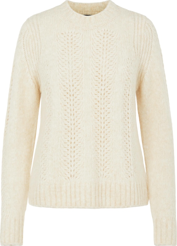 PIECES Pullover 'Bibi' in Creme RE6036 PIECES Pullover 'Bibi' in Creme RE6036