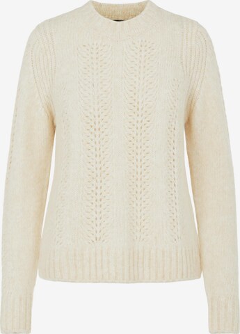 Pull-over 'Bibi' PIECES en beige : devant