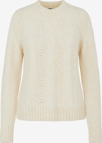 PIECES Sweater 'Bibi' in Beige: front